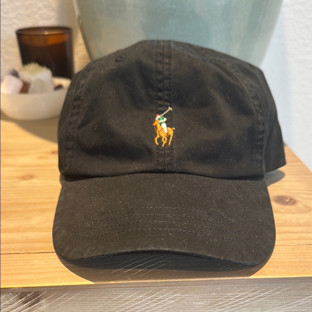 Ralph Lauren Black Polo Cap